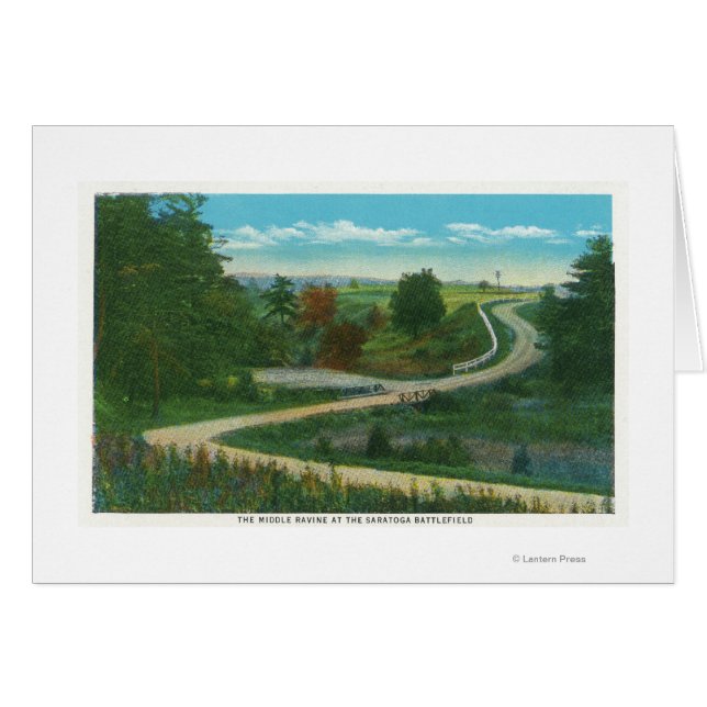 Mittlerer Raviner Blick auf das Schlachtfeld von S (Vorderseite (Horizontal))