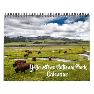 Mittlerer Yellowstone-Park-Kalender Kalender