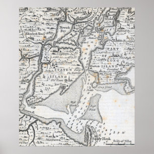 Mittleres 18. Jahrhundert New York   Poster