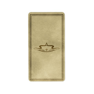 Mittleres dekoratives Apothekenschild Adressaufkleber