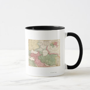 Mittleres EastPanoramic MapMiddle Ost Tasse