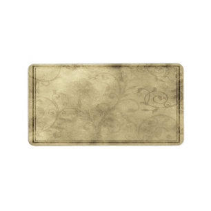 Mittleres horizontales Romantisches Apothekenzeich Adressaufkleber