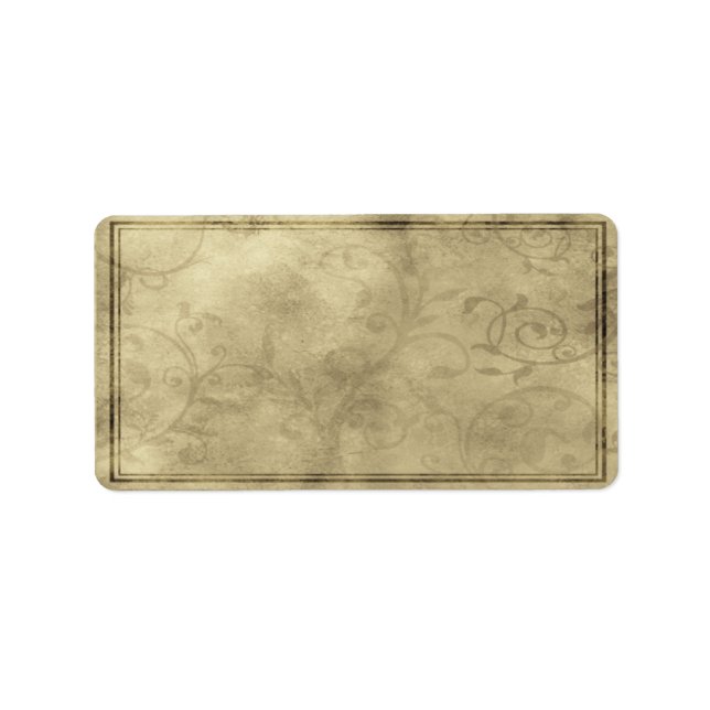 Mittleres horizontales Romantisches Apothekenzeich Adressaufkleber (Vorne)