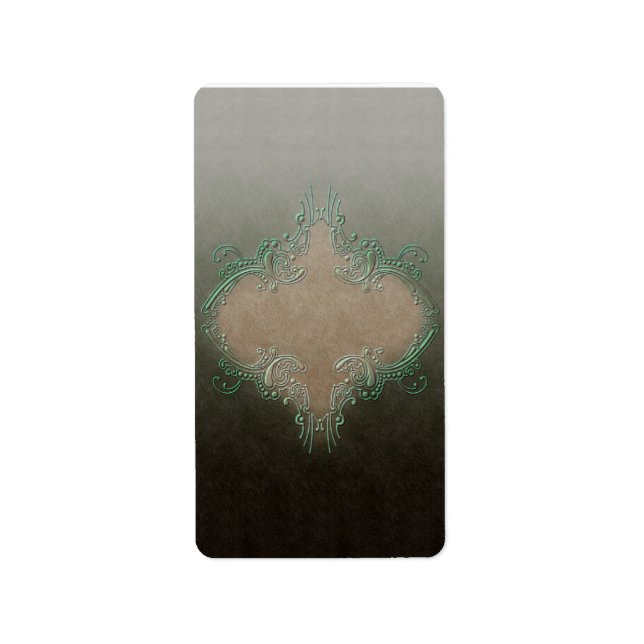 Mittleres Hübsches Apothekenetikett Adressaufkleber (Vorne)