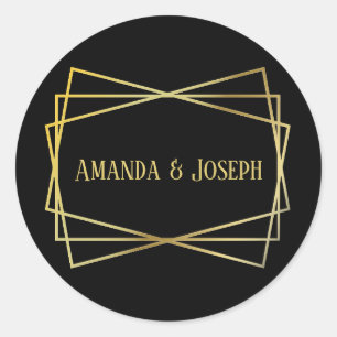 Mittleres Mod-Schwarzes Design - Circle Sticker