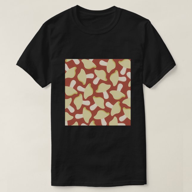 Mittleres Pilzmuster 1 T-Shirt (Design vorne)