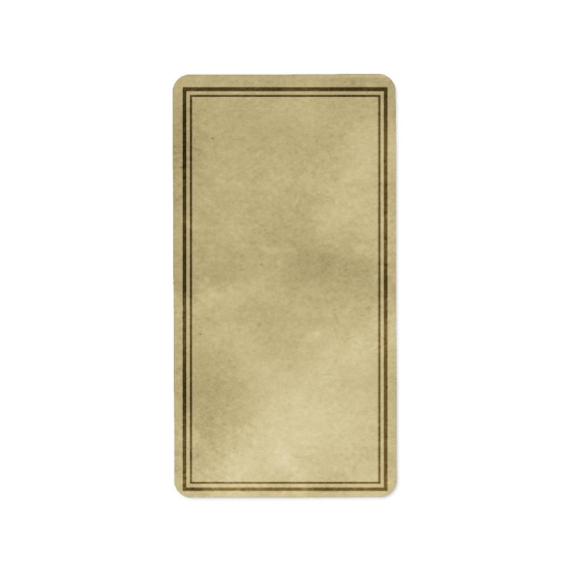 Mittleres vertikales Apothekenschild Adressaufkleber (Vorne)