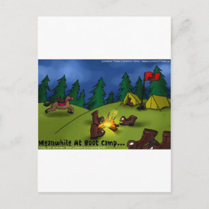 Mittlerweile bei Boot Camp Funny Tees Cards Gifts  Postkarte