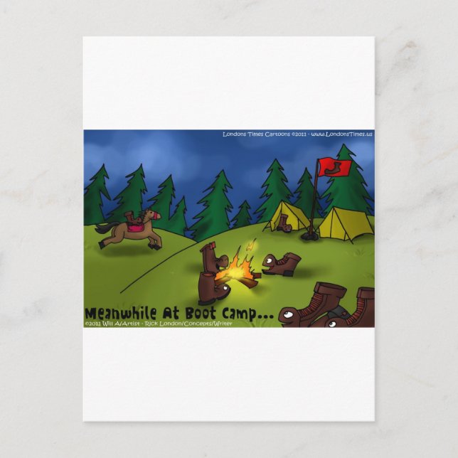 Mittlerweile @ Boot Camp Funny T-Shirts Karten Ges (Vorderseite)