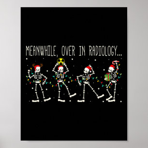 Mittlerweile in der Radiologie Xmas Light Christma Poster