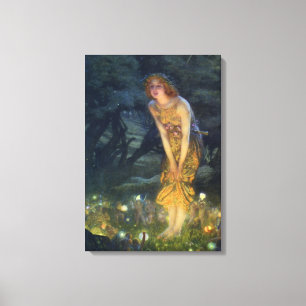 Mittsommer Abend Pre-Raphaelite Art Canvas Print Leinwanddruck