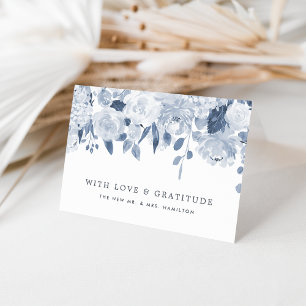 Mittsommer Floral Personalisiert Vielen Dank Dankeskarte