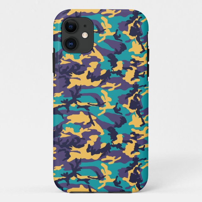 Mittsommer-Tarnmuster Case-Mate iPhone Hülle (Rückseite)