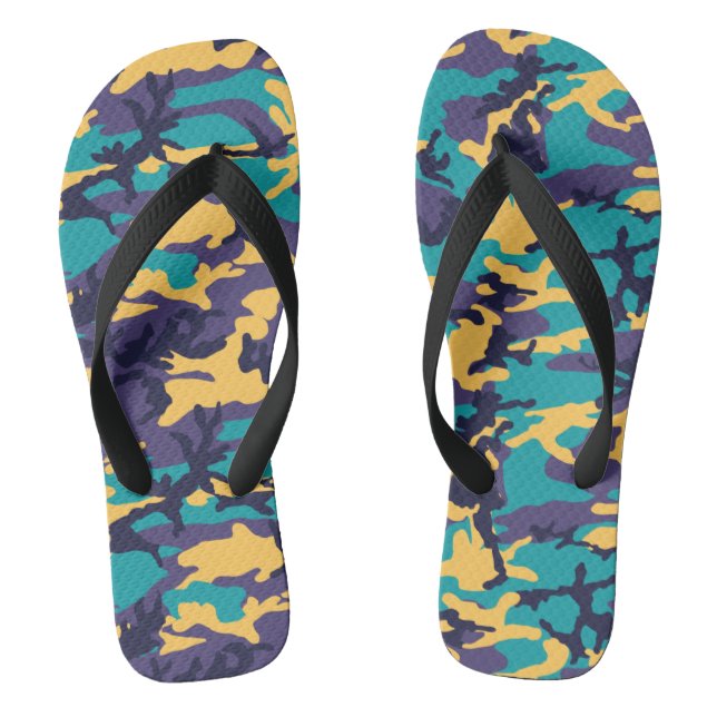 Mittsommer-Tarnmuster Flip Flops (Fußbett)