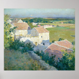 Mittsommer Twilight W. L. Metcalf Fine Art Poster