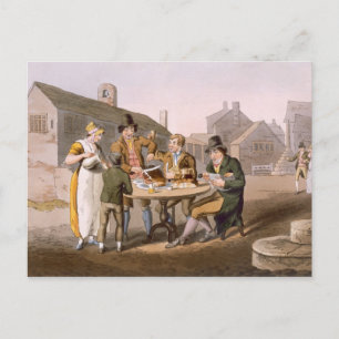 Mittsommerabend aus dem Grab "Kostüm von Yorkshire Postkarte