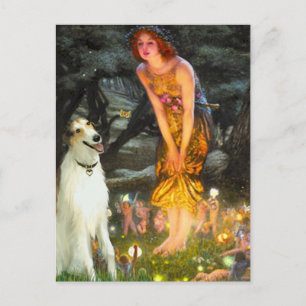 Mittsommerabend - Borzoi Postkarte