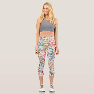 Mittsommerliche Wiese, blühende Pflanze. Capri Leggings