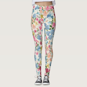 Mittsommerliche Wiese, blühende Pflanze. Leggings