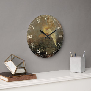Mittsommernacht von Grimshaw, Vintage Viktorianisc Große Wanduhr