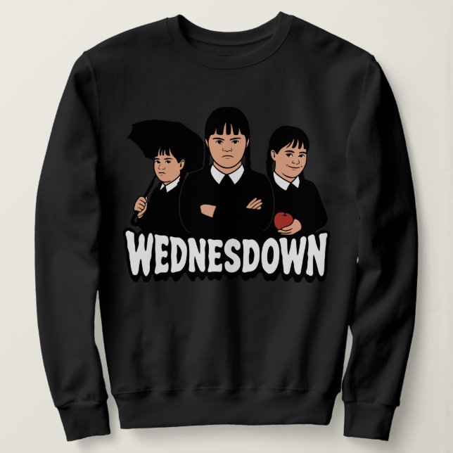 Mittwoch Down-Syndrom  Sweatshirt (Design vorne)