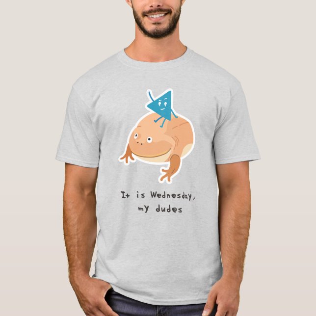 Mittwoch Frosch, Typ T-Shirt (Vorderseite)
