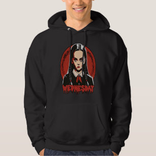 Mittwoch Gothic Blood Moon Goth Girl Hoodie