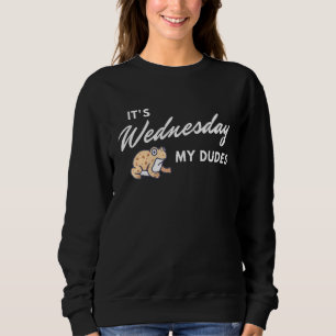 Mittwoch meine Typen Frog Meme Sweatshirt
