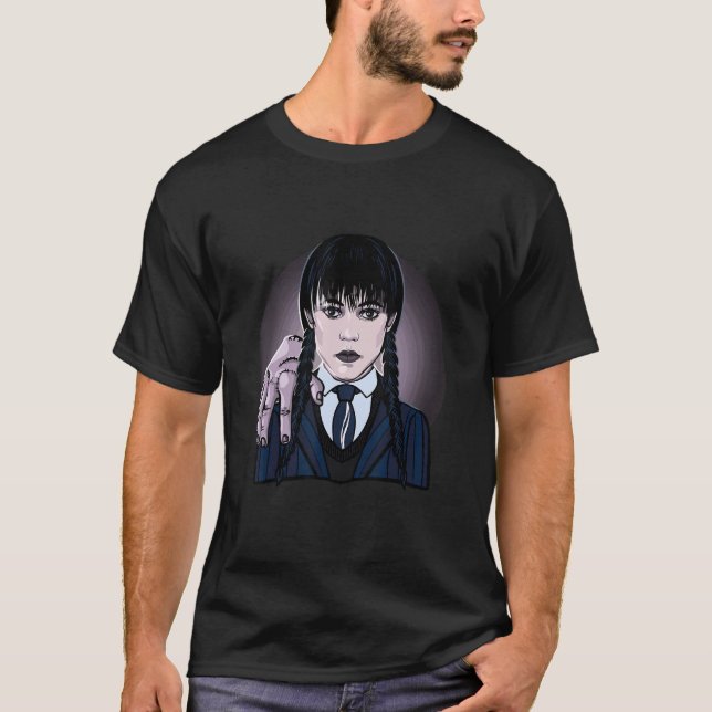 Mittwoch Poster Art T-Shirt (Vorderseite)