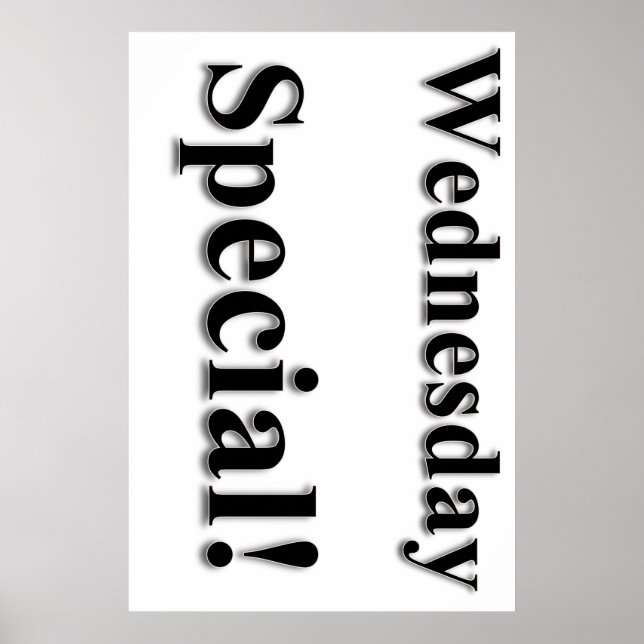 Mittwoch Special Beauty Salon Poster (Vorne)