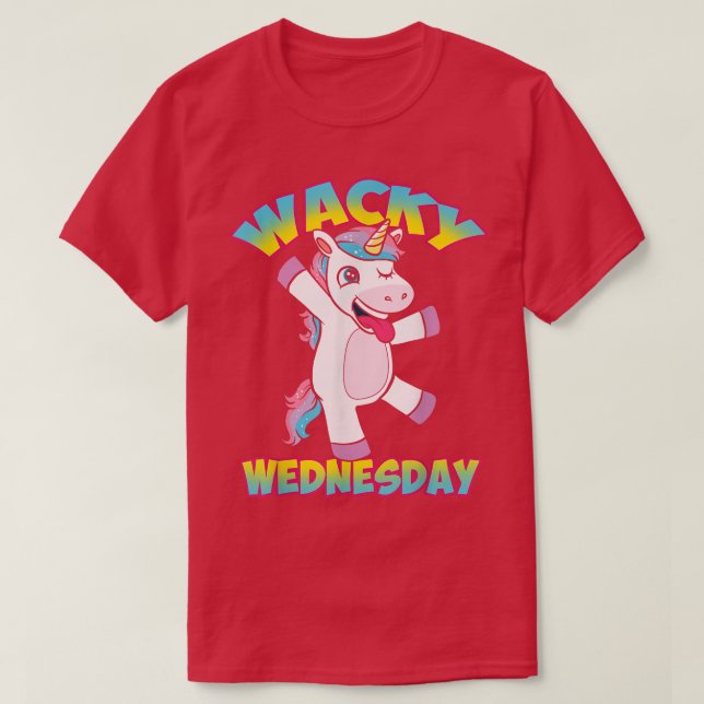 Mittwoch Wacky Mittwoch Unicorn Wonder Zoo T-Shirt (Design vorne)