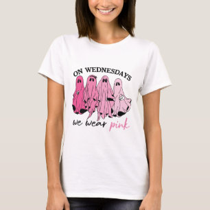 Mittwochs tragen wir rosa Geister-Bande T-Shirt