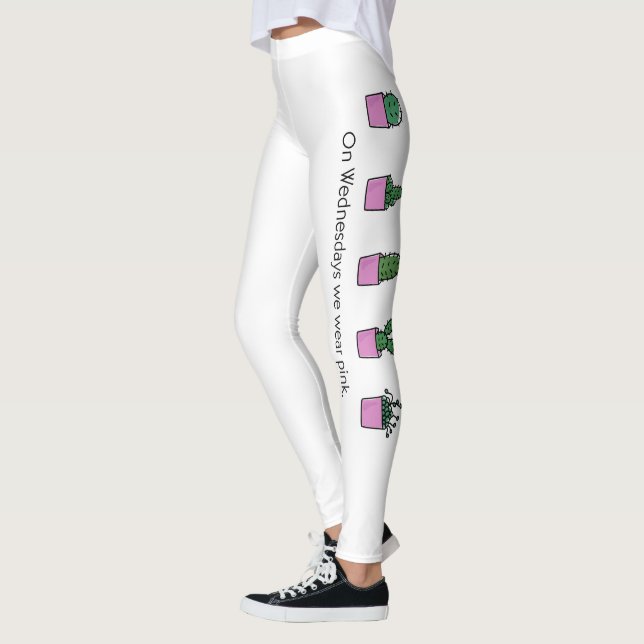 Mittwochs tragen wir rosa leggings (Links)