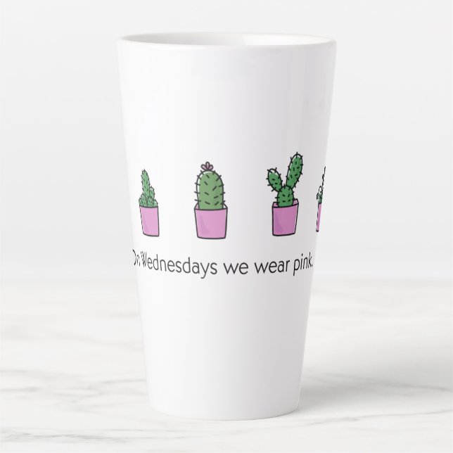 Mittwochs tragen wir rosa milchtasse (Vorderseite)