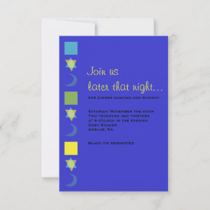 MITZVAH Bar Bat Mitzvah Empfang Card Einladung