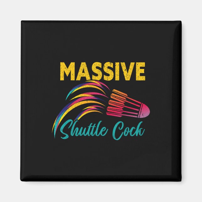 Mive Shuttle Funny Dminton 2 Magnet (Vorne)