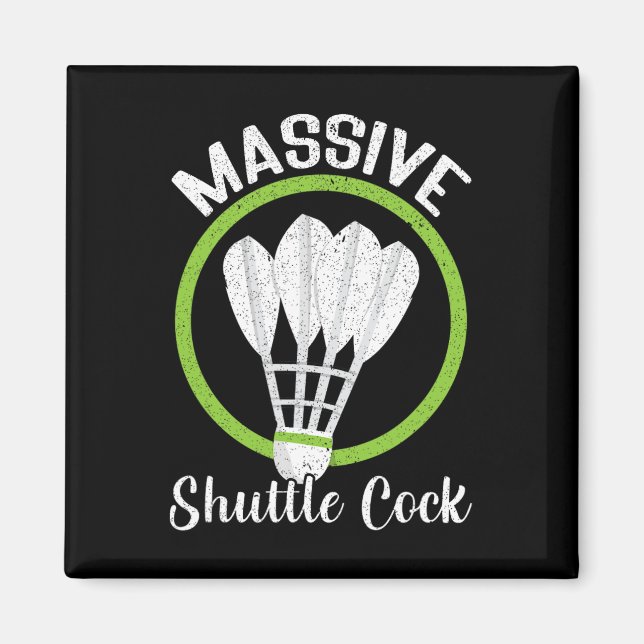Mive Shuttle Funny Dminton Magnet (Vorne)