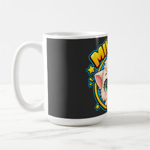 Mivora Süße Anime-Katze mit funkelnden Sternen Tas Kaffeetasse