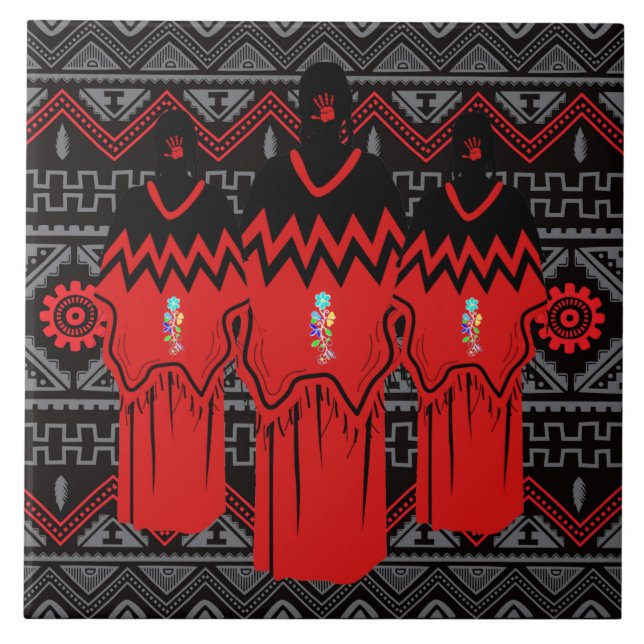 MIW Fashion Ayasha Südwest Pattern Keramik Tile Fliese (Vorderseite)