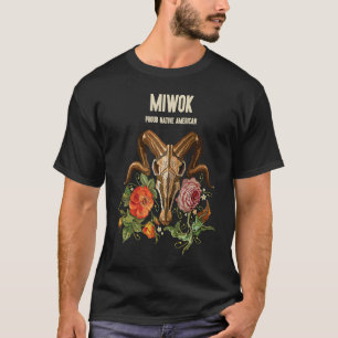 Miwok Amerikanische Ureinwohner Stamm Indigene BOH T-Shirt