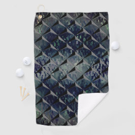 Mix 3D Quadrate mit Hammerglas mit Hintergrund T Golfhandtuch