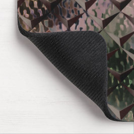 Mix 3D Quadrate mit Hammerglas mit Hintergrund T Mousepad