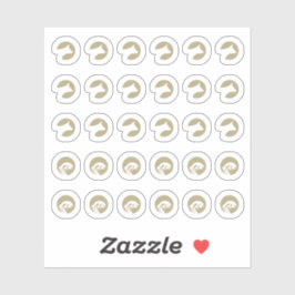 Mix Beef Fish Wedding Place Meal Choice Aufkleber