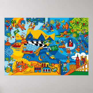 Mix Brasil von Mônica Fuchshuber Poster