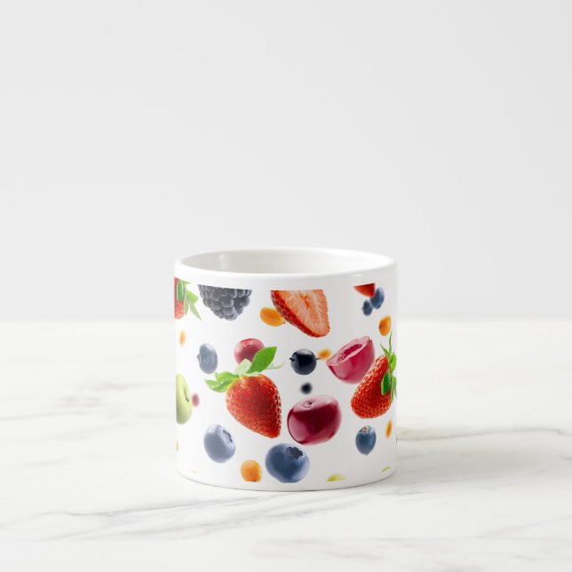 Mix Fruits Espressotasse (Vorderseite)