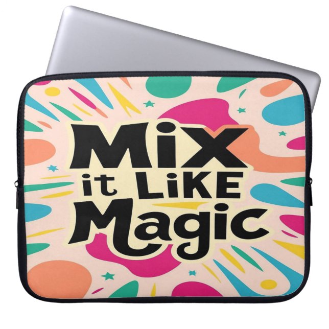 Mix It like Magic Laptopschutzhülle (Vorderseite)