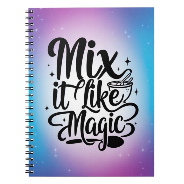 Mix It Like Magic Option 2 Notizblock (Vorderseite)