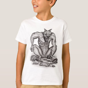 Mix-Kreatur - Troll, Golem und Teufel T-Shirt