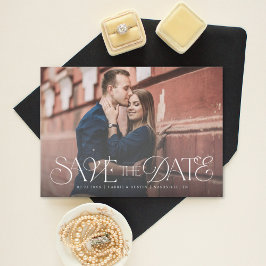 Mix Letters Modernes Foto Save the Date