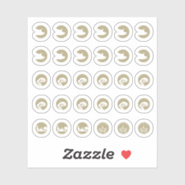 Mix Pork Fish Vegetarian Gluten Free Meal Choice Aufkleber